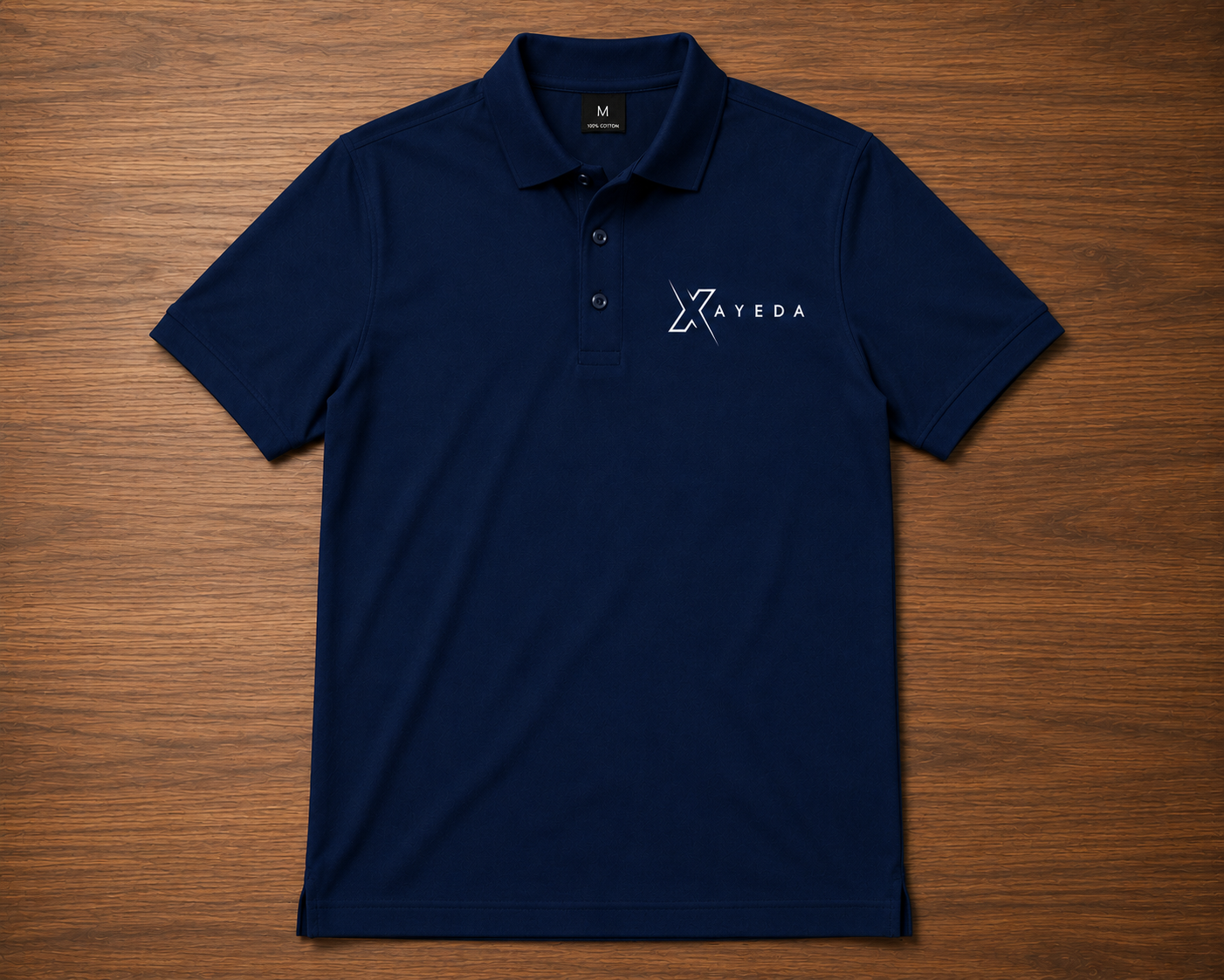 Polo XAYEDA azul marino