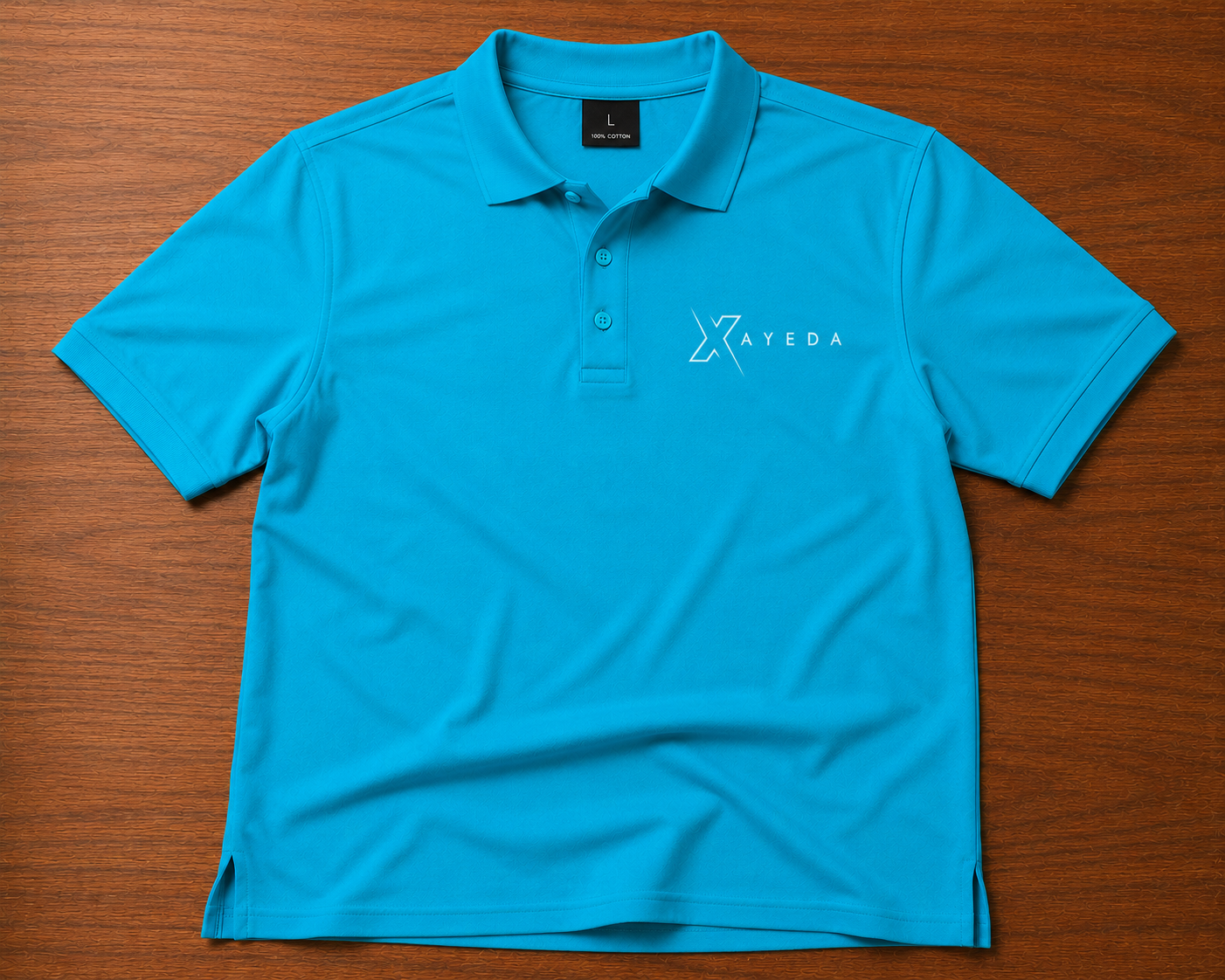 Polo XAYEDA turquesa